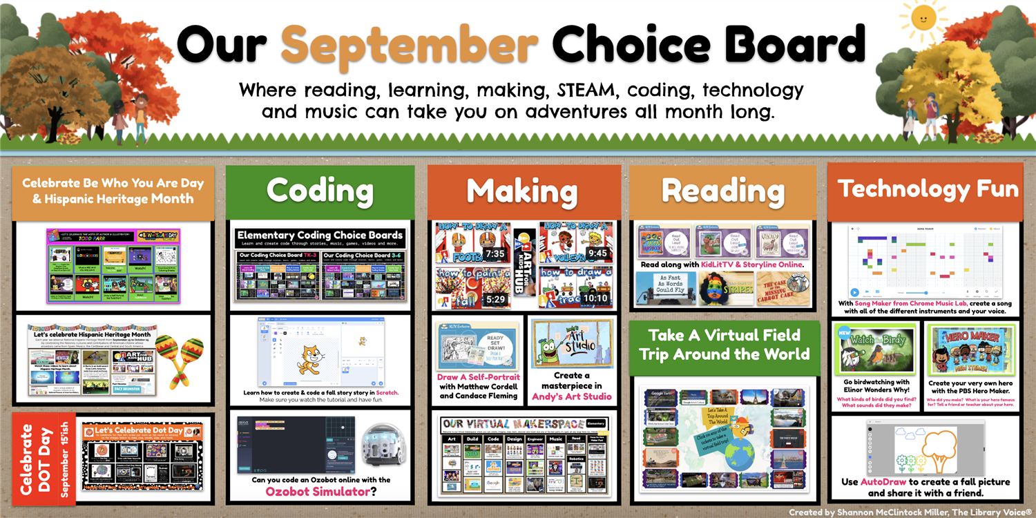 September Choice Board