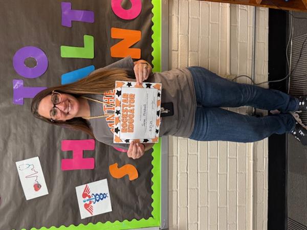 Jamie Mitchell - August Teacher of the Month